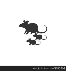 Rats icon logo design illustration template