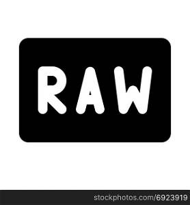 raw photo symbol