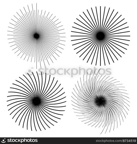 Rays lines. Star icon. Vector illustration. stock image. EPS 10.. Rays lines. Star icon. Vector illustration. stock image. 