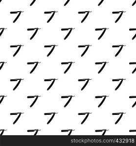 Razor blade pattern seamless in simple style vector illustration. Razor blade pattern vector