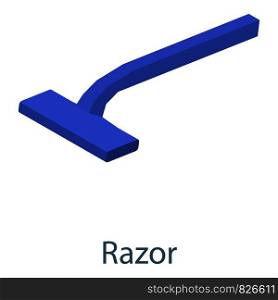 Razor icon. Isometric illustration of razor icon for web. Razor icon, isometric 3d style