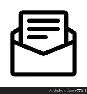 read mail document, icon on isolated background