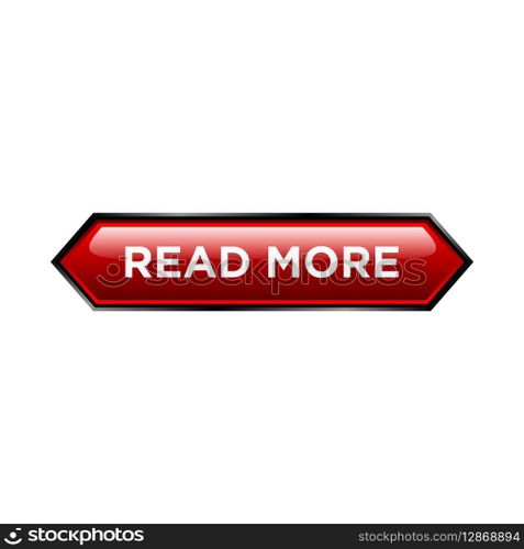 read more button website vector template