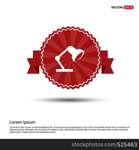 Reading lamp icon - Red Ribbon banner