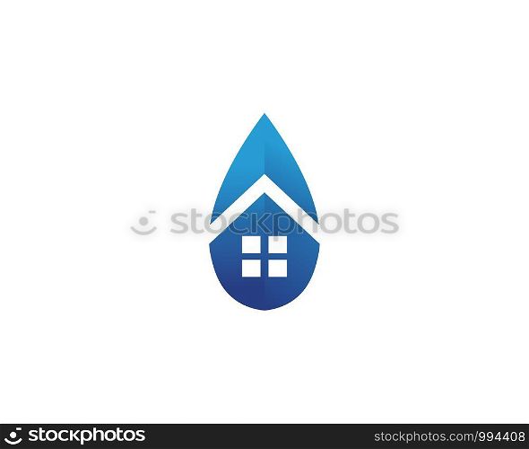 Real estate and home buildings logo icons