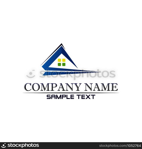 Real estate and home buildings logo icons template