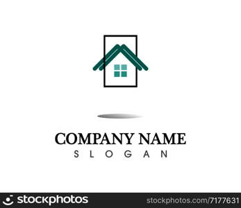 Real estate and home buildings logo icons template