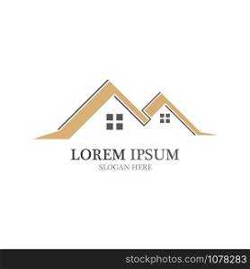 real estate building home logo and symbol