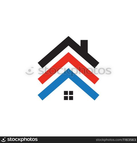 Real estate house graphic design template vector