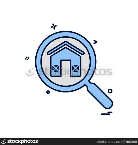 Real Estate icon design vector