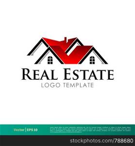 Real Estate Icon Vector Logo Template Illustration Design. Vector EPS 10.