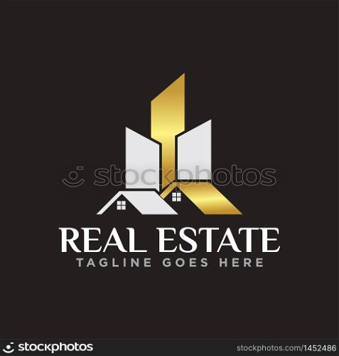 Real Estate Logo Design Vector