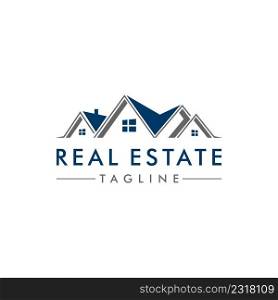 Real estate logo design vector templates on white background