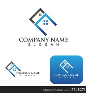 Real Estate logo Home logo , Property and Construction Logo design