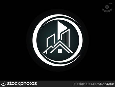 Real estate logo, House logo, Home logo sign symbol