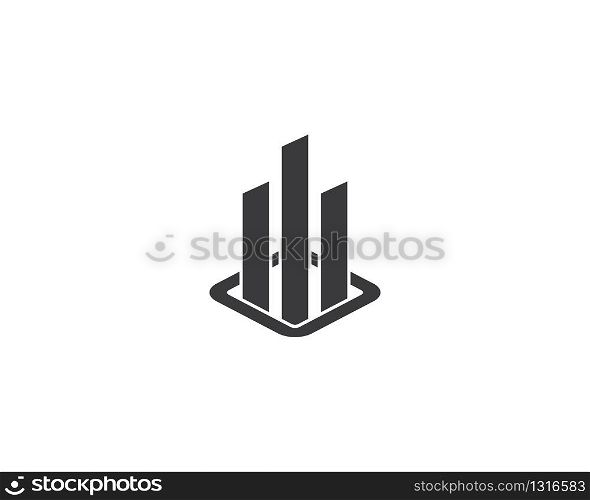 Real estate logo icon illustration design