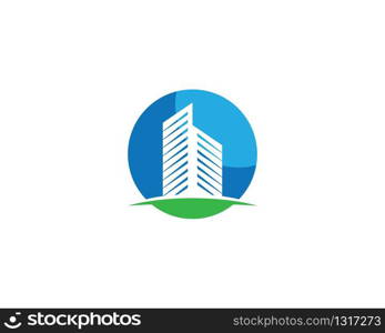 Real estate logo icon illustration design