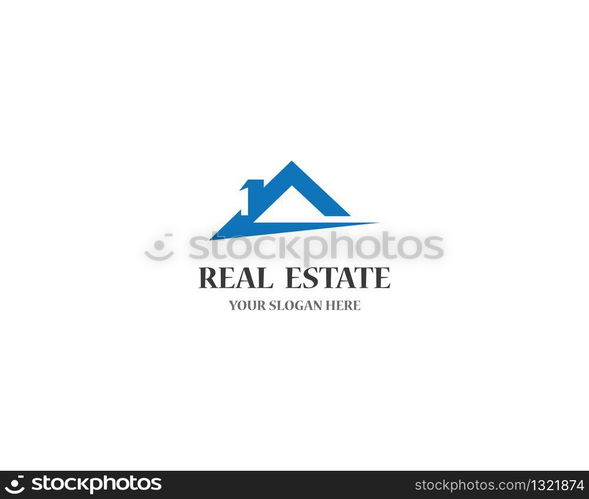 Real estate logo icon illustration design