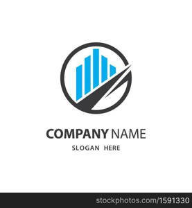 Real estate logo images illustration design