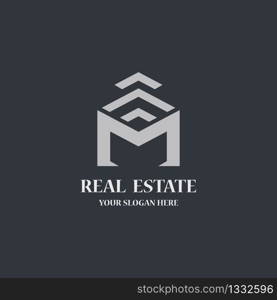 Real estate logo template vector icon illustratrion