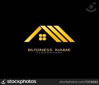 Real estate logo vector template