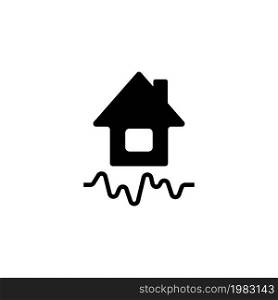 Real Estate Prices Growth, Home Graph. Flat Vector Icon illustration. Simple black symbol on white background. Real Estate Prices Growth, Home Graph sign design template for web and mobile UI element. Real Estate Prices Growth, Home Graph. Flat Vector Icon illustration. Simple black symbol on white background. Real Estate Prices Growth, Home Graph sign design template for web and mobile UI element.