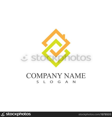 Real Estate , Property and Construction Logo design