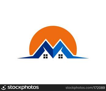 Real Estate , Property and Construction Logo design for business corporate sign . Vector Logo 