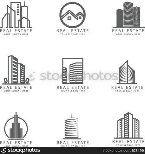 real estate realty logo template