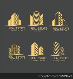 real estate realty logo template