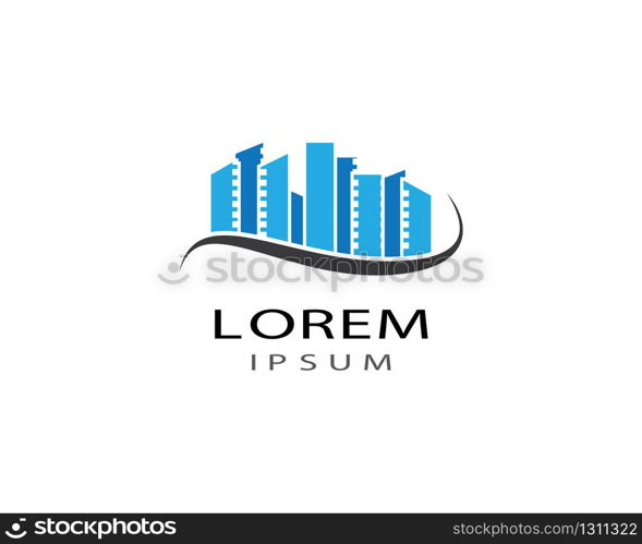 Real estate symbol vector icon illustratrion