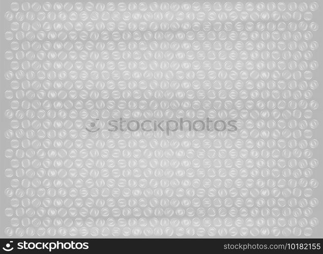 real plastic bubble wrap background vector