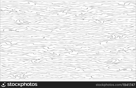 Realistic black line wood on white background texture vector illustration.