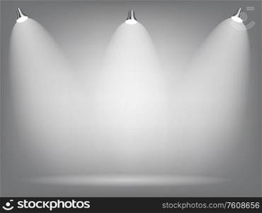 Realistic Bright Projectors Lighting Lamp with Spotlights Lighting Effects with Transparency Background. Vector Illustration EPS10. Realistic Bright Projectors Lighting Lamp with Spotlights Lighting Effects with Transparency Background. Vector Illustration