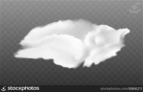 realistic cloud isolated on the transparent background,vector illustration