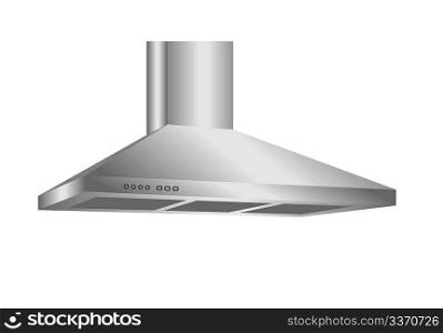 Realistic exhaust is isolated on white background. Vector