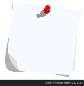 Realistic illustration note pad - vector