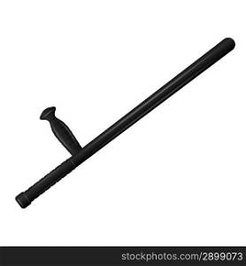 Realistic image of a baton on a white background.