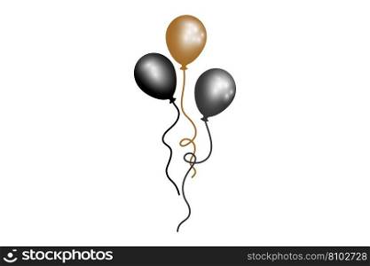 Realistic luxury balloon 3d Royalty Free Vector Image