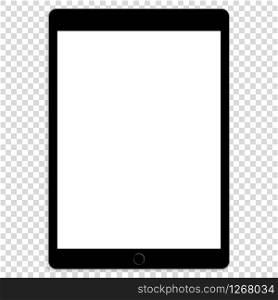 realistic modern touchscreen tablet mock up vector illustration