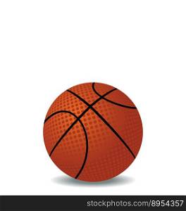 Realistic of basket ball vector image