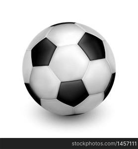 Realistic of soccer ball.