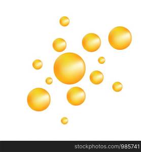 Realistic oil bubble. Eps10 vector illustration. background. Realistic oil bubble. Eps10