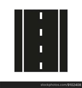 Realistic part of the road. Graphic element. Vector illustration. EPS 10.. Realistic part of the road. Graphic element. Vector illustration.