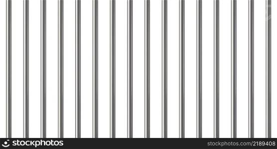 Realistic prison metal bars. Prison fence. Jail grates. Iron jail cage. Metal rods. Criminal grid background. Vector pattern. Illustration isolated on white background.. Realistic prison metal bars. Prison fence. Jail grates. Iron jail cage. Metal rods. Criminal grid background. Vector pattern. Illustration isolated on white background