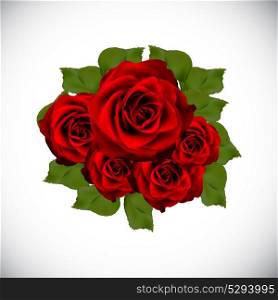 Realistic Rose High Quality Vector Illustration EPS10. Realistic Rose High Quality Vector Illustration