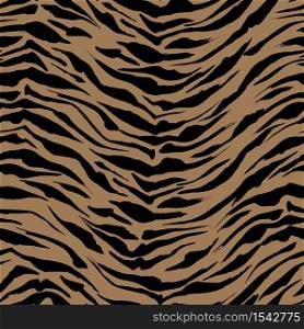 Realistic Safari pattern background, tiger animal skin print, vector seamless design. African safari leopard animal fur pattern with black spots background, ink modern decoration. Realistic Safari pattern background tiger animal skin