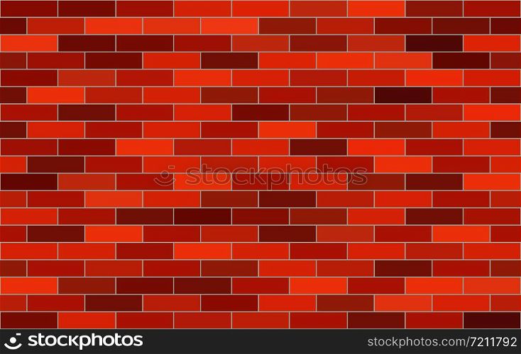 Realistic seamless brick walls. Brick background for design. Flat design.