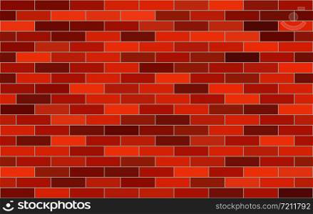 Realistic seamless brick walls. Brick background for design. Flat design.