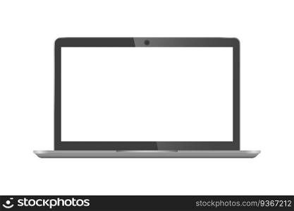 Realistic set computer, laptop, tablet and smartphone. Device screen mockup collection. Realistic space gray mock up computer, laptop, tablet, phone with shadow- stock vector.. Black laptop blank screen